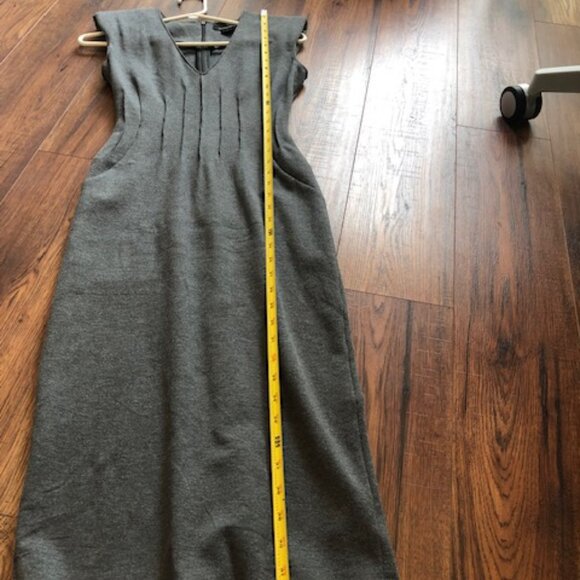 Charcoal grey knit midi dress - Picture 7 of 9